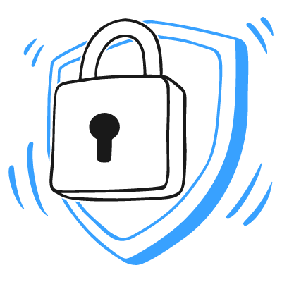 Icon of a closed padlock, symbolizing security or privacy.